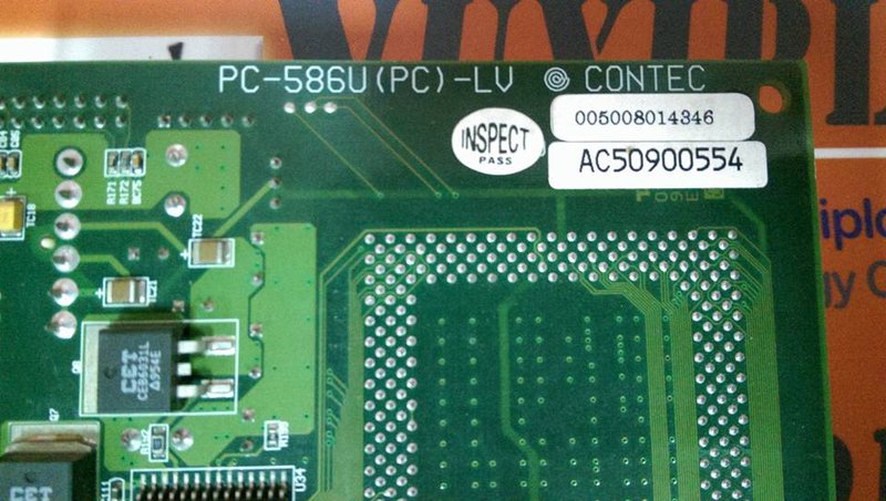 CONTEC PCI PENTIUM INDUSTRIAL CPU BOARD PC-586U(PC)-LV - PLC DCS